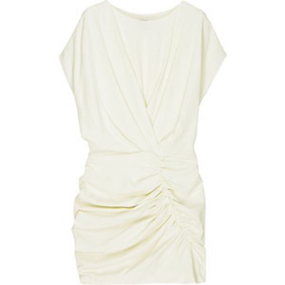 Thakoon Ruched Crepe Mini Dress
